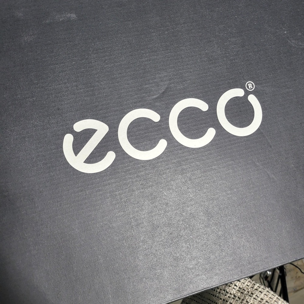 ECCO Bremen Tall Riding Boots Womens Size 9.5 Black Suede Knee High Zip Heel